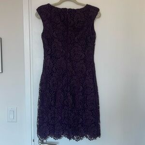 Never worn vintage LAUREN Ralph Lauren purple lace dress